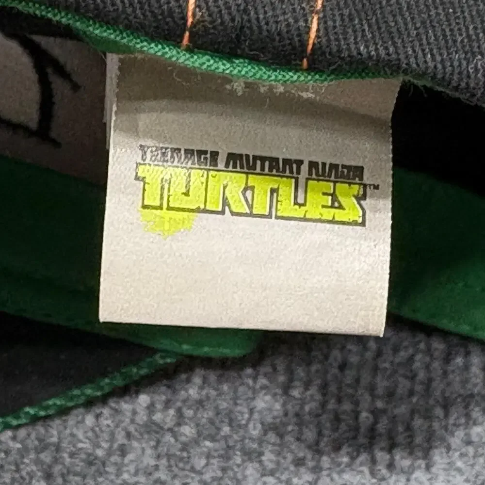 Teenage Mutant Ninja Turtles Hat Cap Snap Back Boys One Size Green Mesh Cartoon